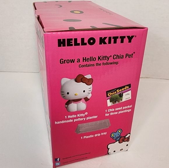 HELLO KITTY 😺 Chia Pet handmade decorative planter BNIB - Picture 2 of 7